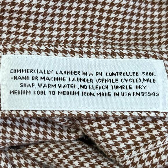 Bullock & Jones XL Houndstooth Flannel Shirt - Picture 6 of 6